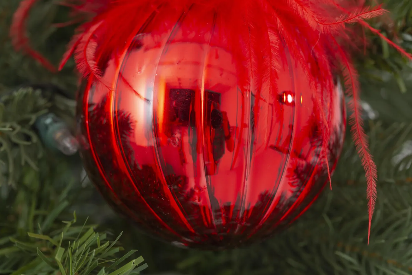 Boules De Noël|Boules De Noël<Flamant ADELE, boule de Noël Rouge