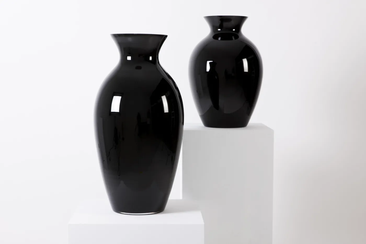 Pots Et Vases|Décoration<Flamant ADINA, vase, , soufflée bouche, 70cm Noir