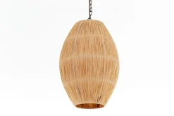 Suspensions Et Lustres|Luminaire<Flamant AIMEE, lampe suspension, raphia et fer, S