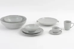 Assiettes, Plats Et Bols|Assiettes,Plats Et Bols<Flamant ALANAH, assiette, céramique, , 21,5cm Gris