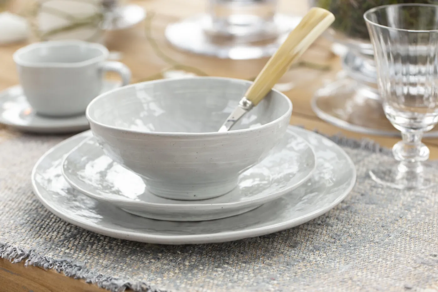 Assiettes, Plats Et Bols|Assiettes,Plats Et Bols<Flamant ALANAH, coupelle, céramique, Gris