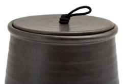 Ustensiles De Service Et De Cuisine|Accessoires<Flamant ALEGRANZA, pot, avec couvercle, L Noir