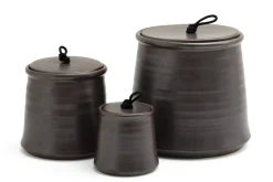Ustensiles De Service Et De Cuisine|Accessoires<Flamant ALEGRANZA, pot, avec couvercle, L Noir