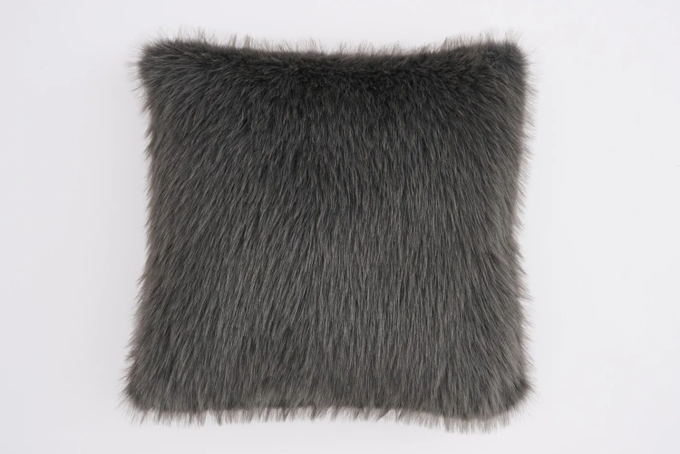 Coussins Décoratifs|Coussins Décoratifs<Flamant ALLESSINA, coussin, fausse fourrure Gris