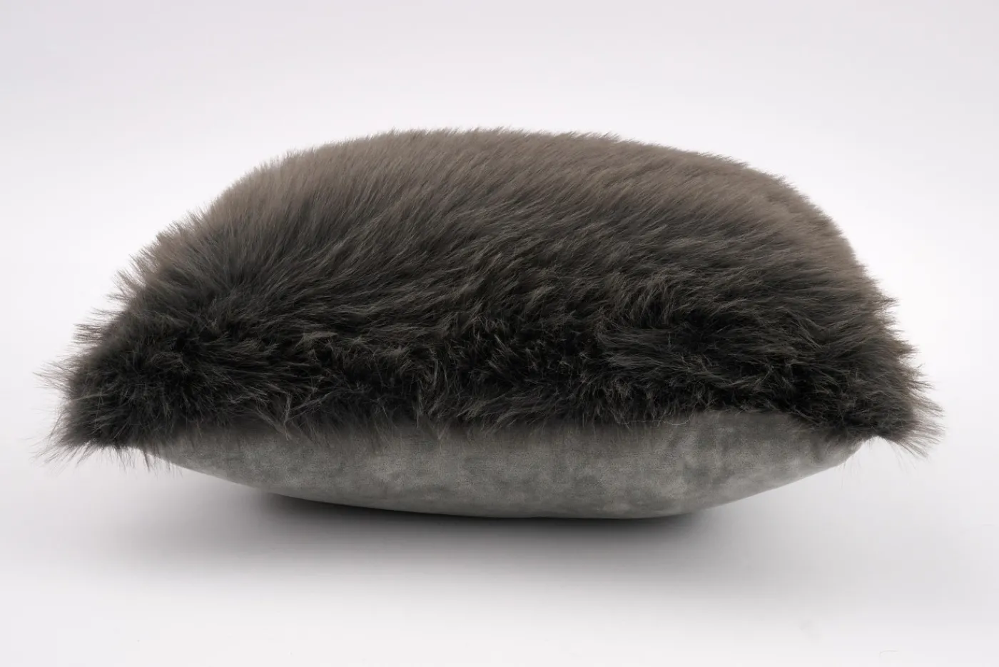 Coussins Décoratifs|Coussins Décoratifs<Flamant ALLESSINA, coussin, fausse fourrure Gris