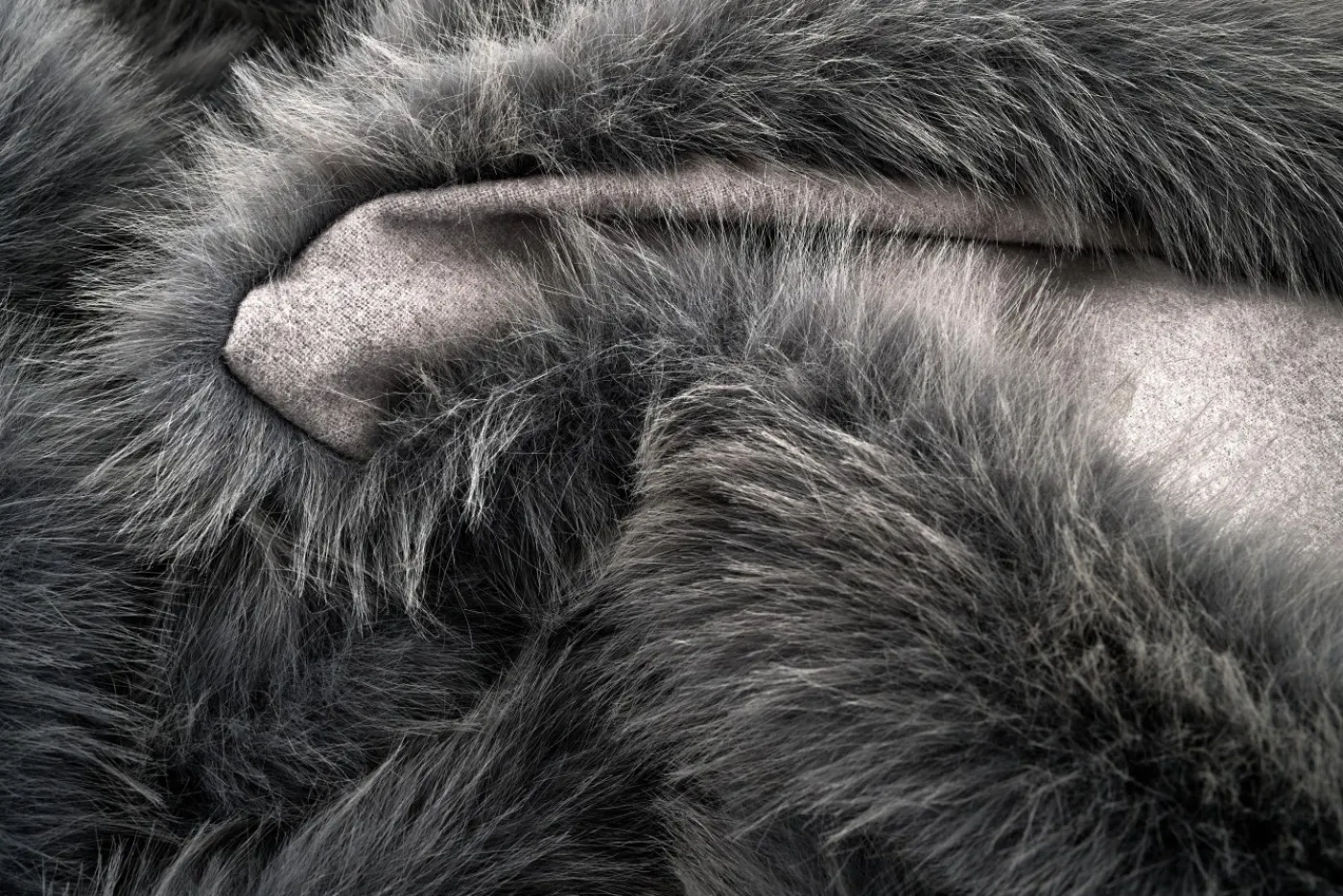 Plaids Et Couvre-Lits|Plaids Et Couvre-Lits<Flamant ALLESSINA, plaid, fausse fourrure Gris