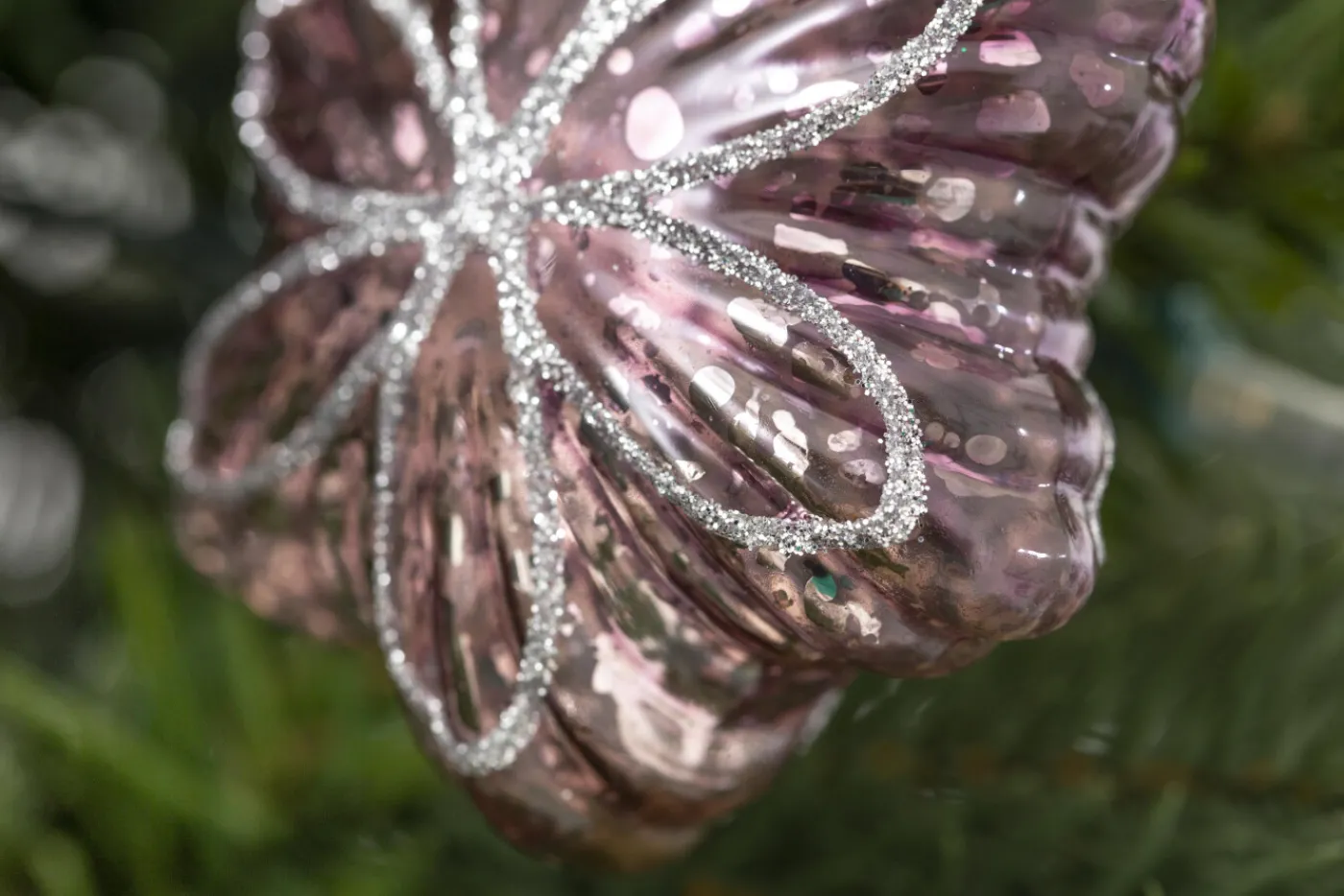 Boules De Noël|Boules De Noël<Flamant ALUNE, pendentif Noël Rose