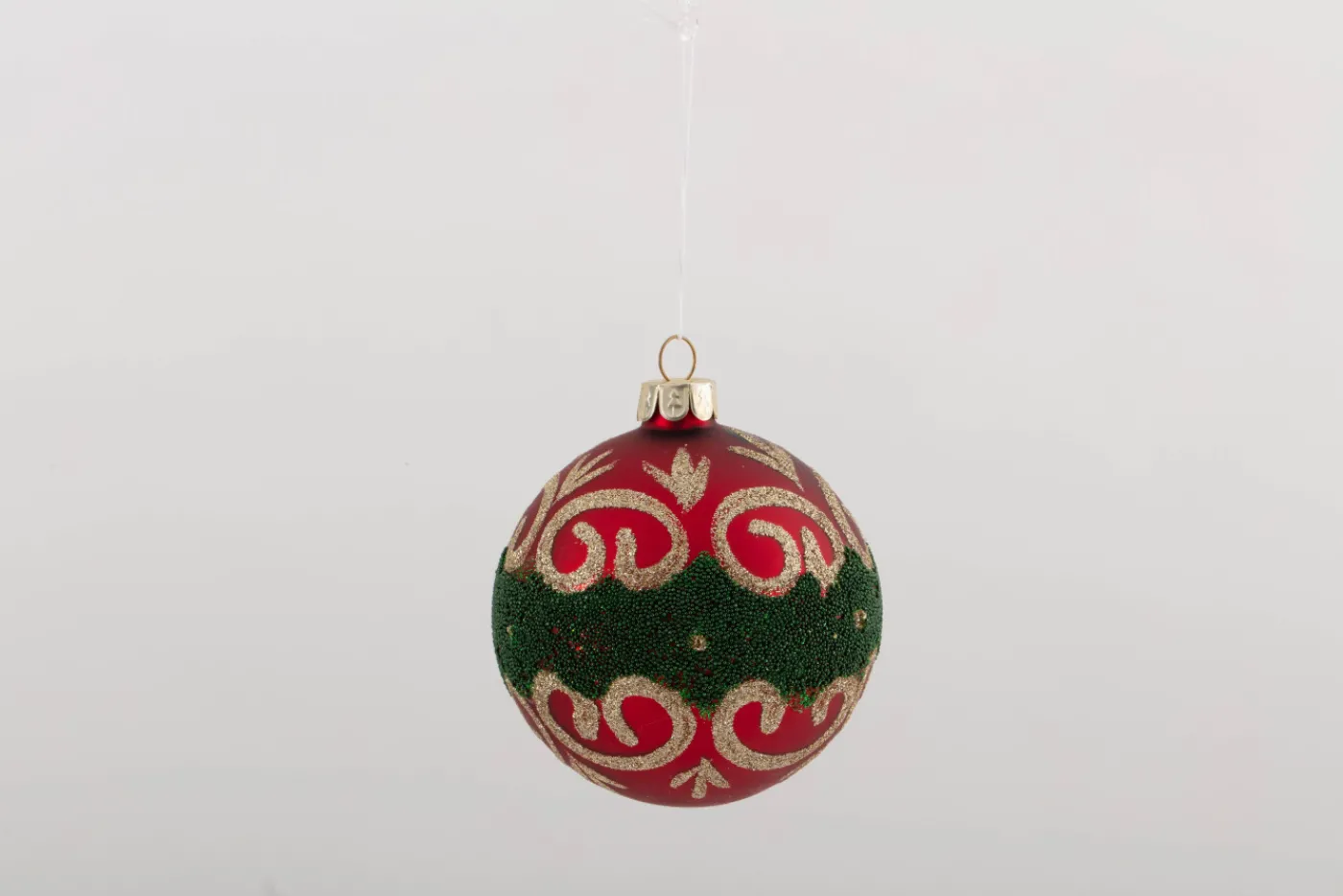 Boules De Noël|Boules De Noël<Flamant AMEROLD, boule de Noël Rouge