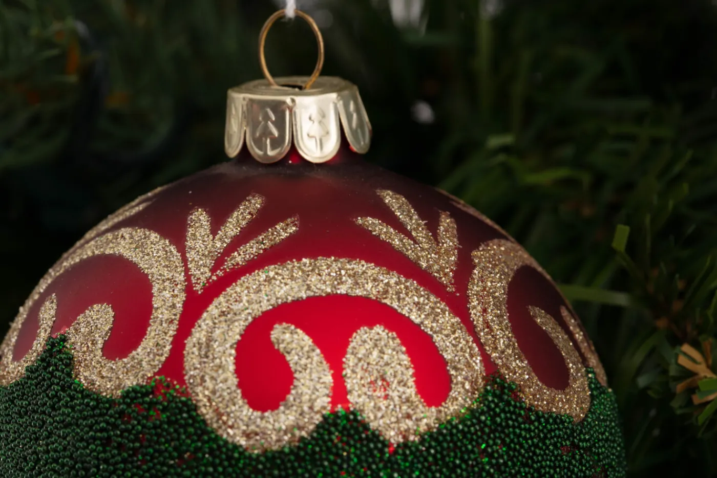Boules De Noël|Boules De Noël<Flamant AMEROLD, boule de Noël Rouge