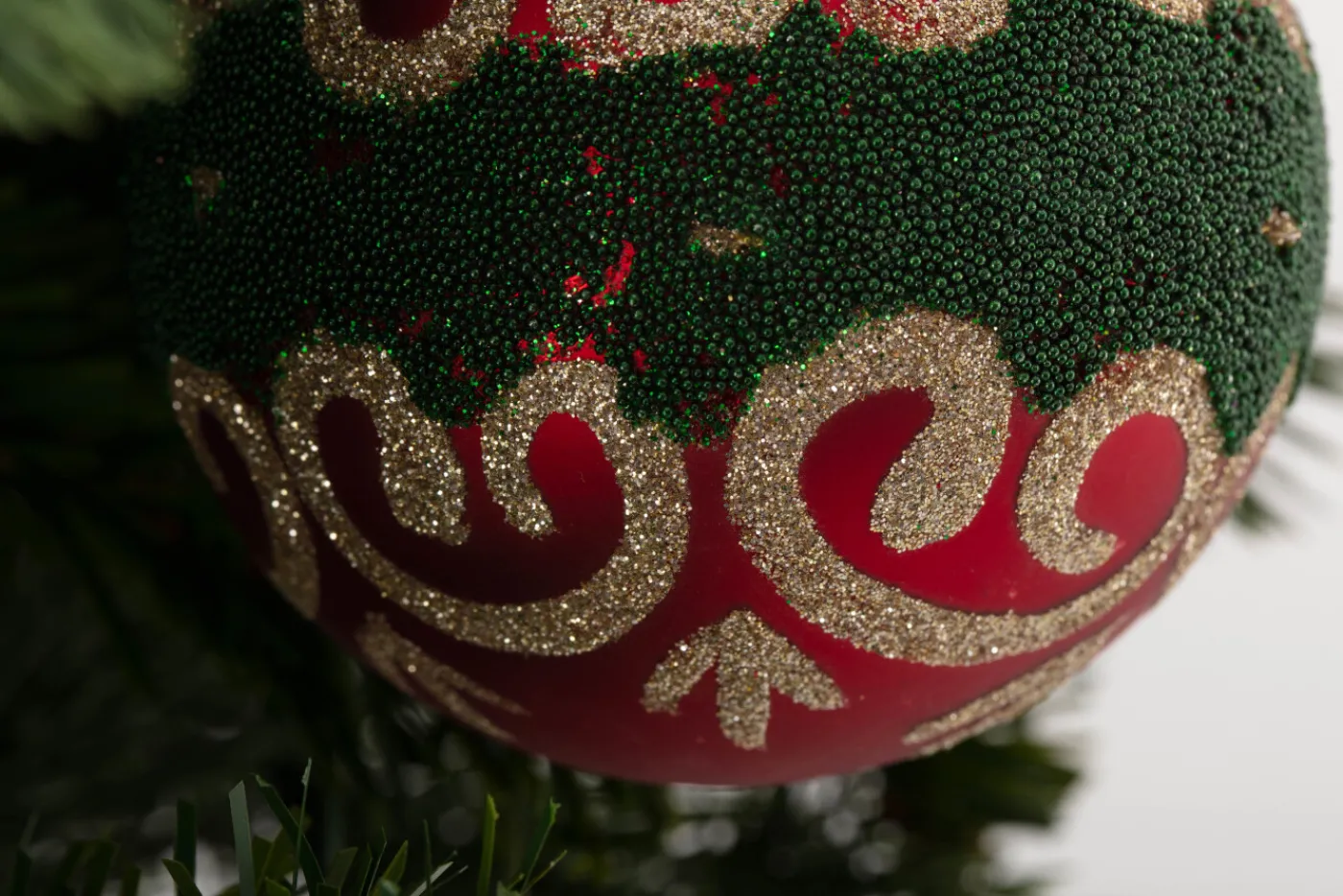 Boules De Noël|Boules De Noël<Flamant AMEROLD, boule de Noël Rouge