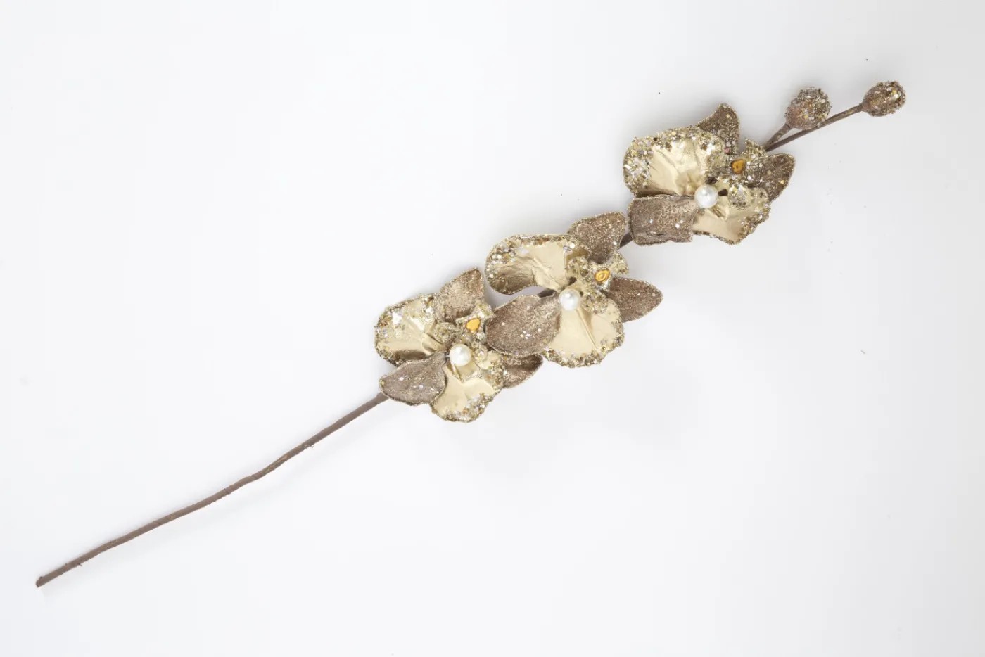 Décoration De Noël|Décoration De Noël<Flamant ANAELLE, branche Or