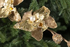 Décoration De Noël|Décoration De Noël<Flamant ANAELLE, branche Or