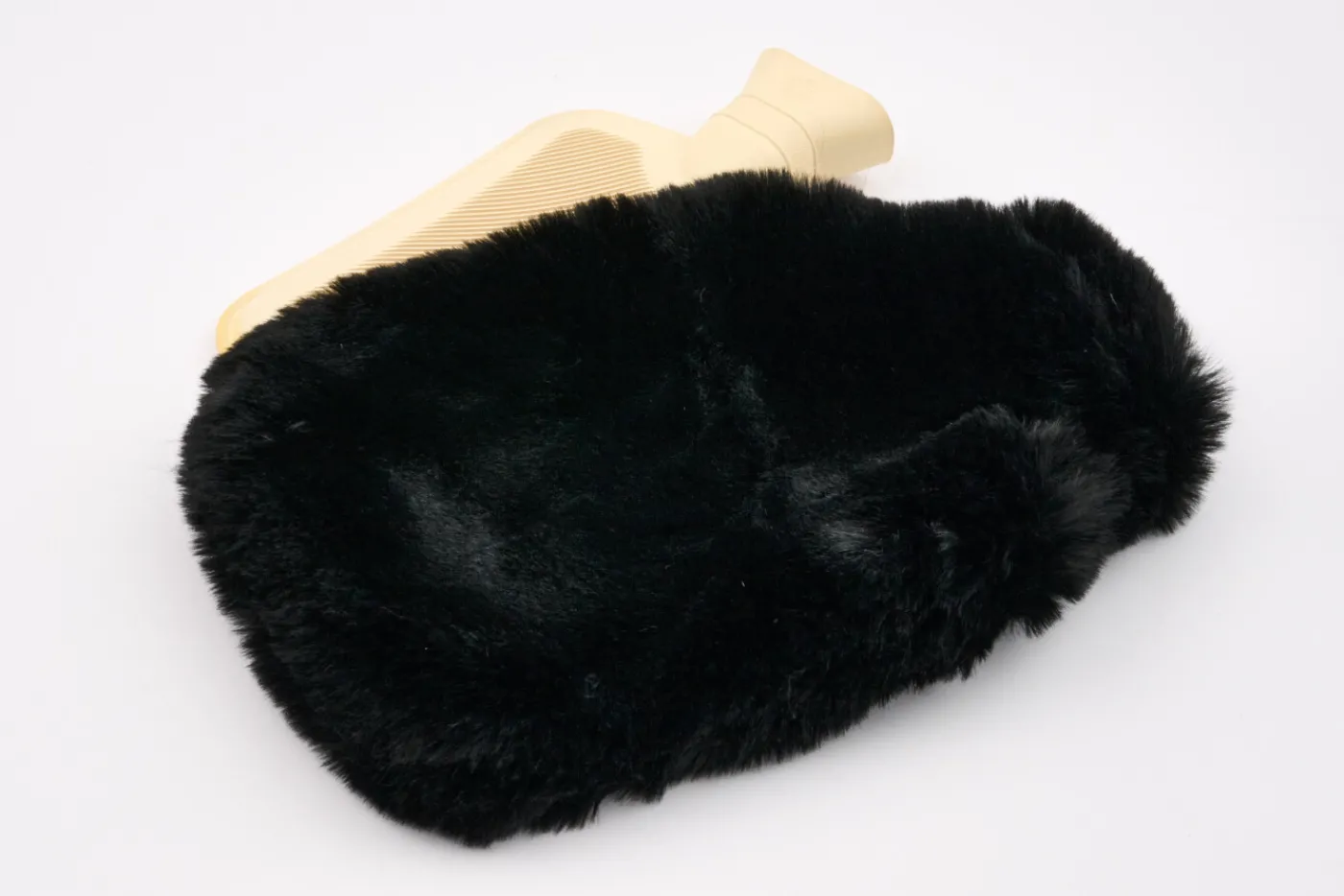 Jeux De Société Et Lifestyle|Décoration<Flamant ANDRES, bouteille d'eau chaude, fausse fourrure Noir