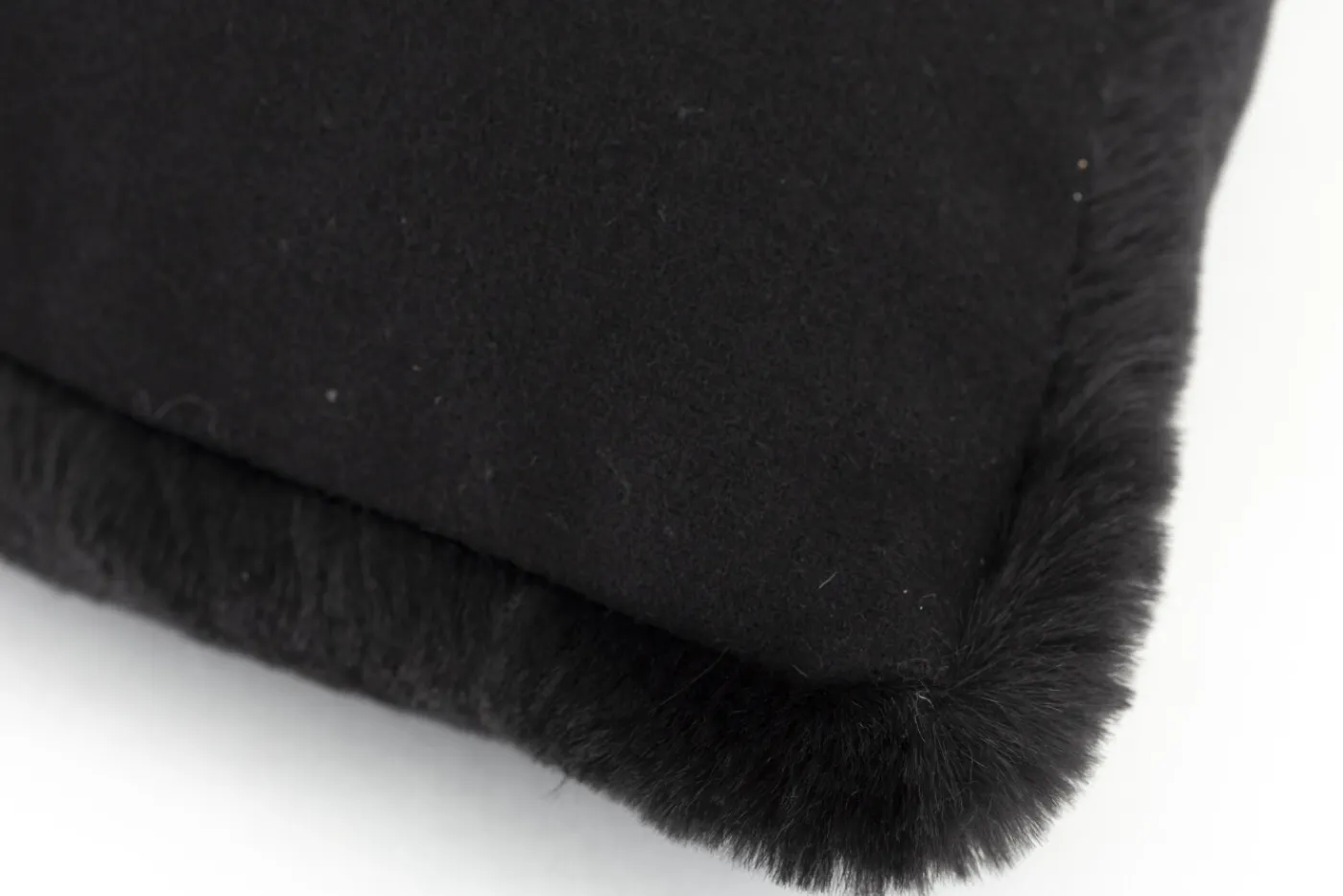 Coussins Décoratifs|Coussins Décoratifs<Flamant ANDRES, coussin, fausse fourrure Noir