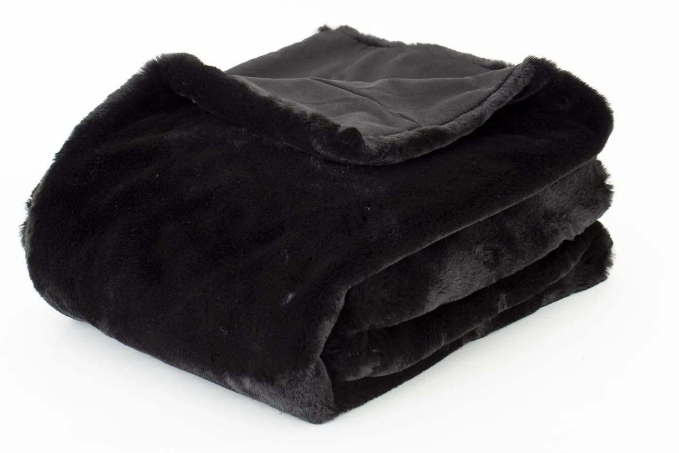 Plaids Et Couvre-Lits|Plaids Et Couvre-Lits<Flamant ANDRES, plaid, fausse fourrure Noir