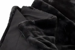 Plaids Et Couvre-Lits|Plaids Et Couvre-Lits<Flamant ANDRES, plaid, fausse fourrure Noir