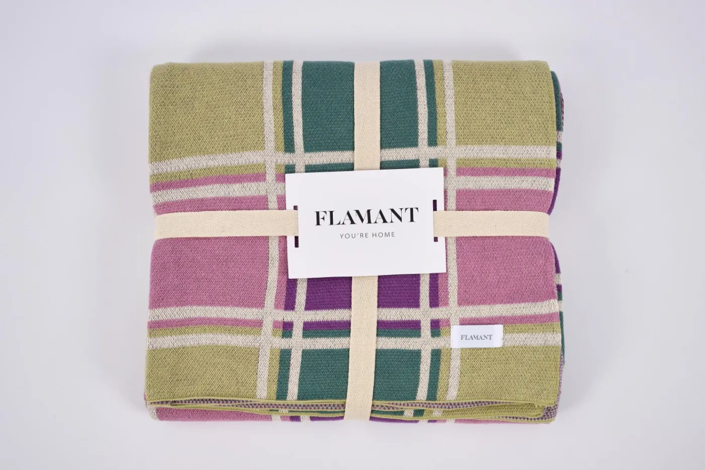 Plaids Et Couvre-Lits|Plaids Et Couvre-Lits<Flamant ARCHIO, plaid, carreaux Mixte