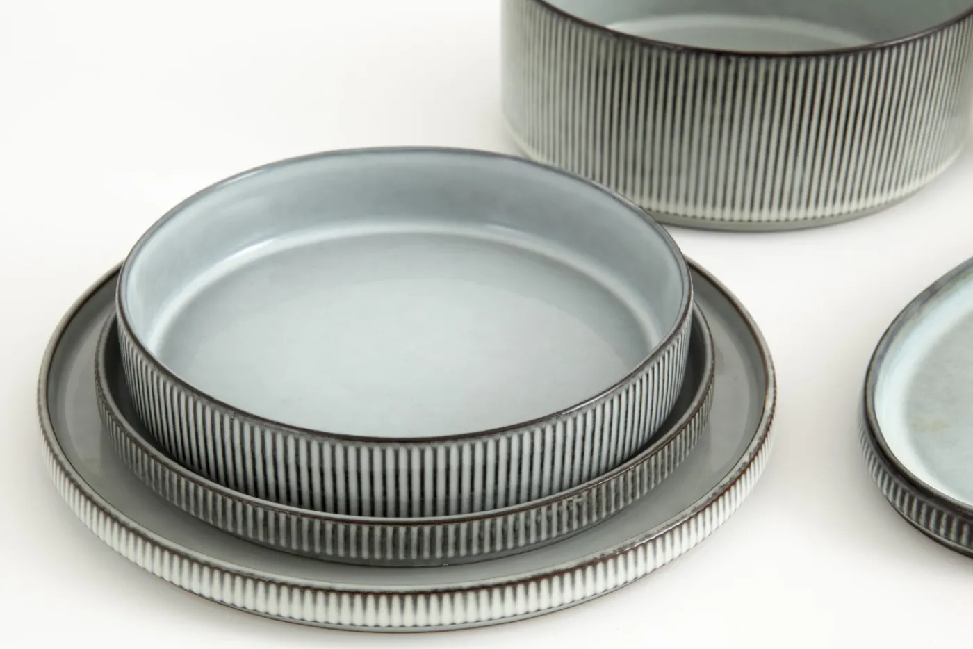Assiettes, Plats Et Bols|Assiettes,Plats Et Bols<Flamant ARCHITECTO, assiette, céramique, , 20,5cm Gris