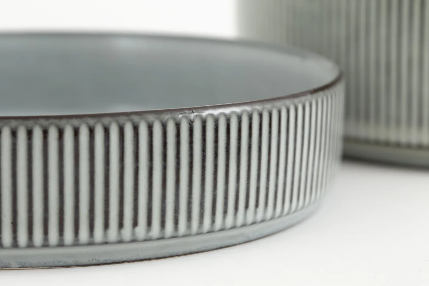 Assiettes, Plats Et Bols|Assiettes,Plats Et Bols<Flamant ARCHITECTO, assiette de pâtes, céramique, Gris