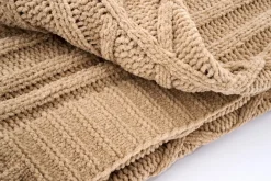 Plaids Et Couvre-Lits|Plaids Et Couvre-Lits<Flamant ARNOL, plaid, beige Blanccassé