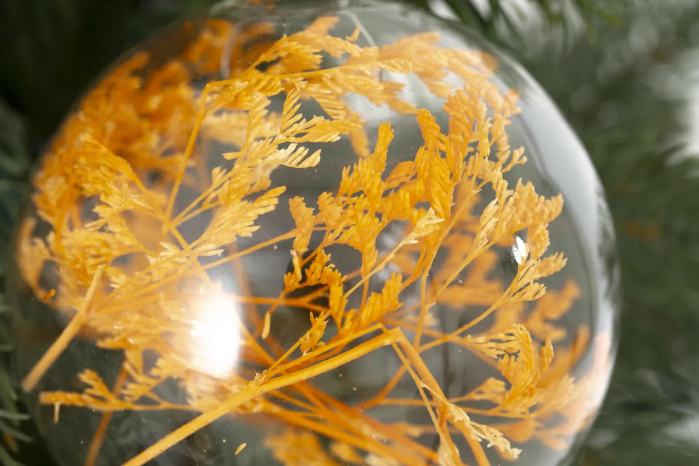 Boules De Noël|Boules De Noël<Flamant ASTER, boule de Noël Orange