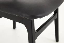 Chaises|Chaises<Flamant AURIANE, chaise, siège en cuir Noir