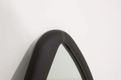 Miroirs|Décoration<Flamant AUSTIN, miroir, cuir, Gris