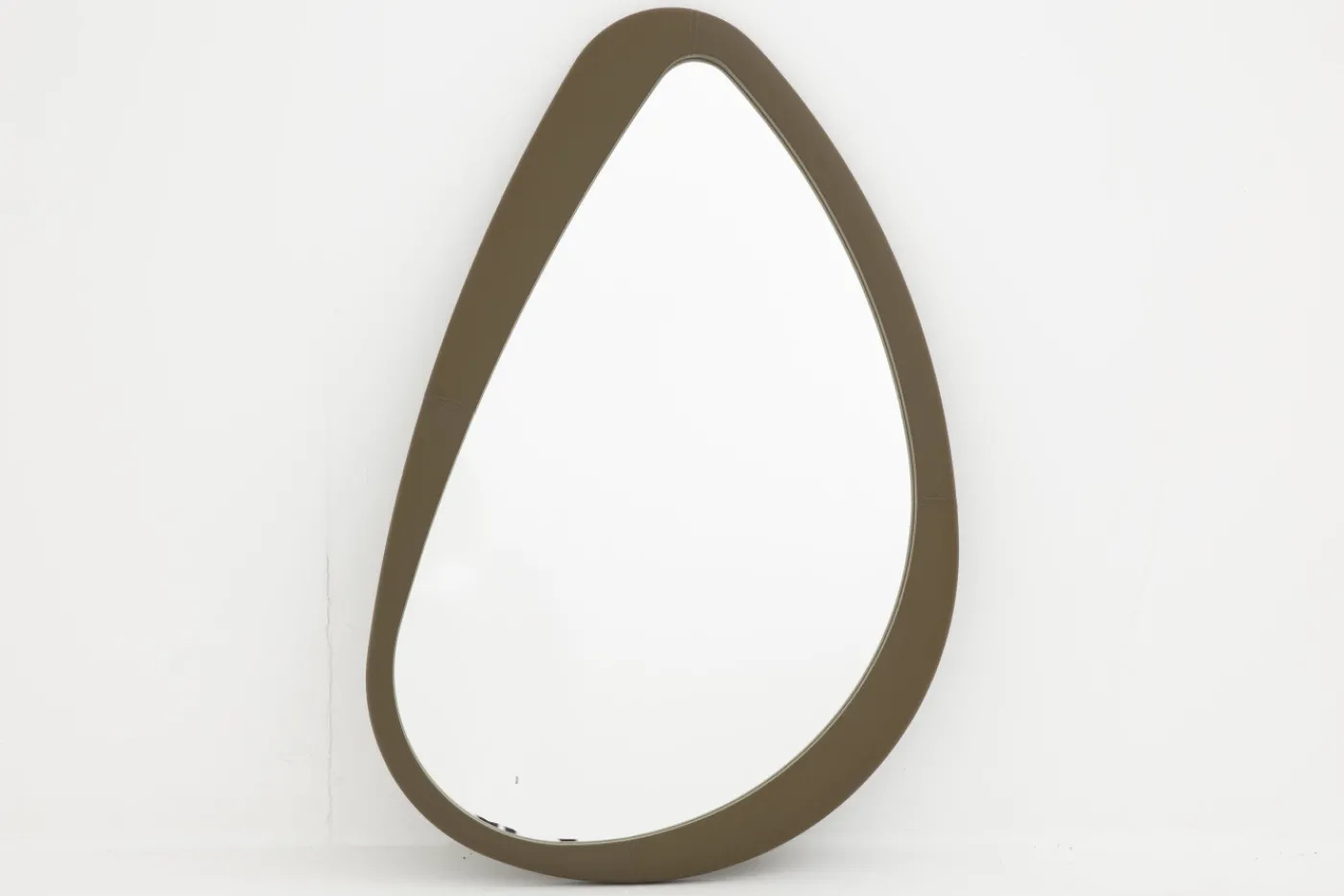 Miroirs|Décoration<Flamant AUSTIN, miroir, cuir, Vert