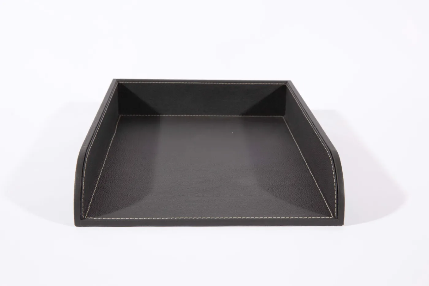 Décoration|Décoration De Bureau<Flamant AUSTIN, plateau à courrier, cuir, Gris