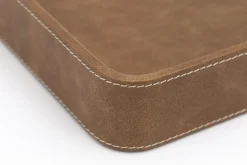 Accessoires<Flamant AUSTIN, plateau, cuir, carré, Brun