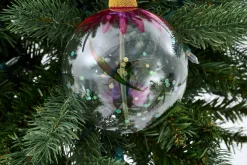 Boules De Noël|Boules De Noël<Flamant AVIANNA, boule de Noël Rose