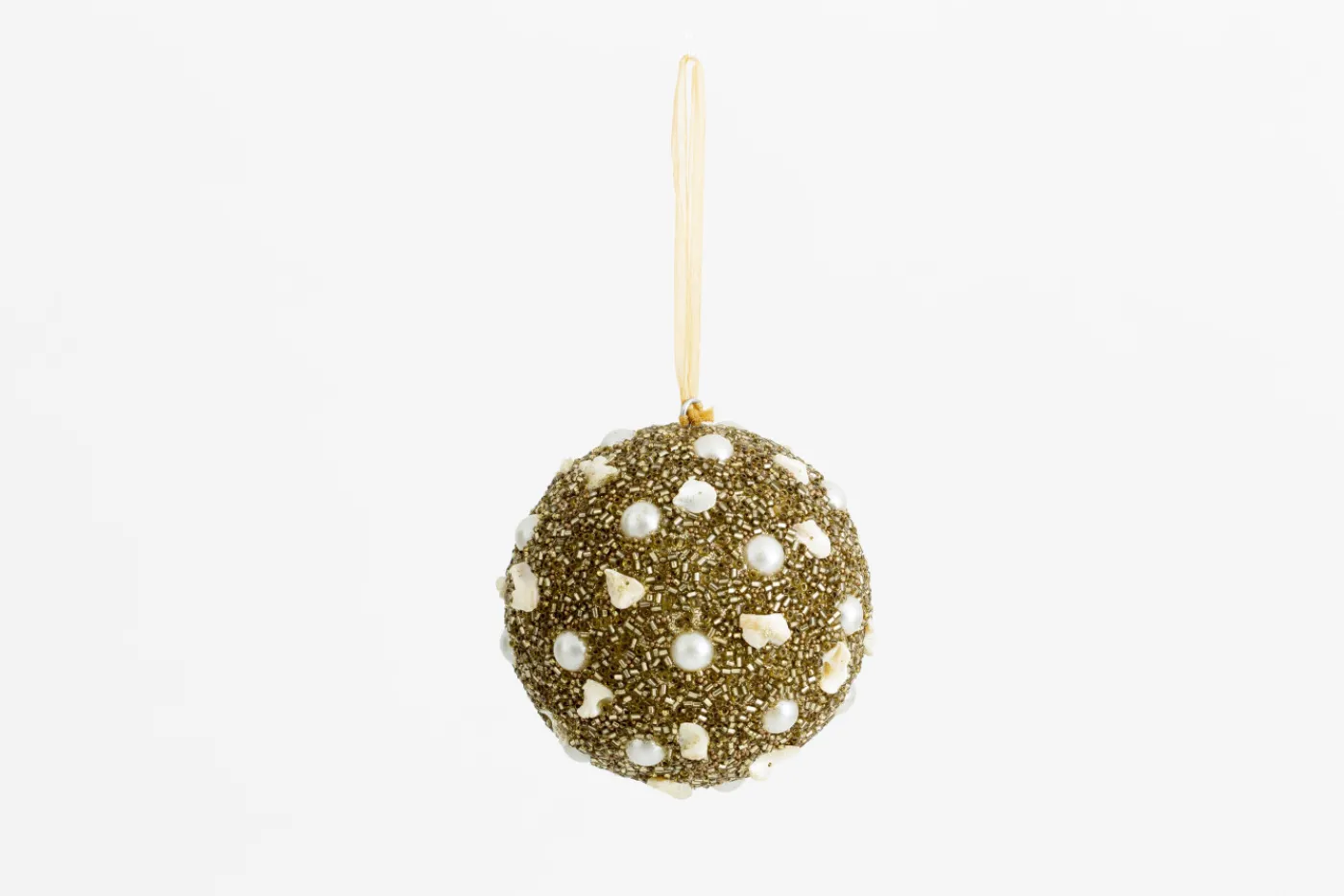 Boules De Noël|Boules De Noël<Flamant AYERS, boule de Noël, Or