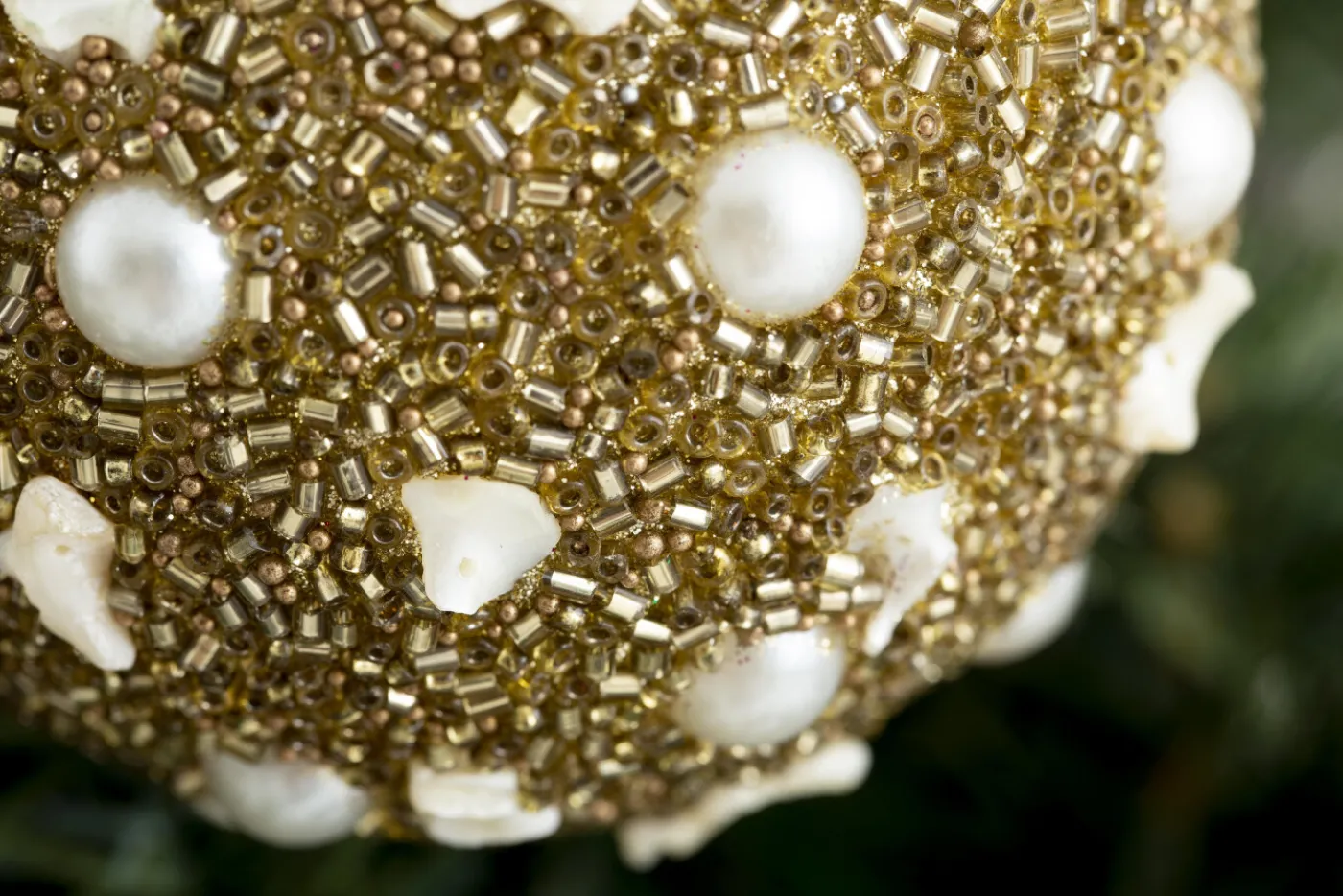Boules De Noël|Boules De Noël<Flamant AYERS, boule de Noël, Or