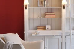 Placards|Armoires<Flamant BALMORE, bibliothèque, , 2 pièces, avec échelle Blanc