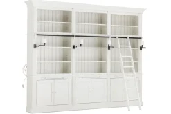 Placards|Armoires<Flamant BALMORE, bibliothèque, , 3 pièces, avec échelle Blanc