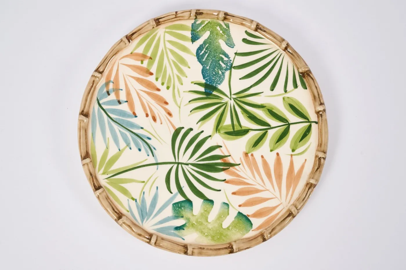 Assiettes, Plats Et Bols|Assiettes,Plats Et Bols<Flamant BANBUA, assiette, 22cm, multi, feuilles Mixte