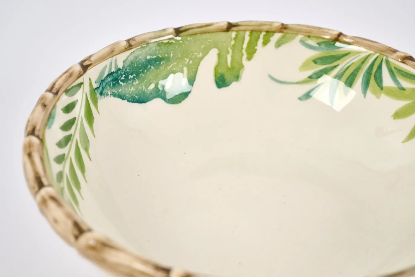 Assiettes, Plats Et Bols|Assiettes,Plats Et Bols<Flamant BANBUA, coupelle, vert, feuilles Mixte