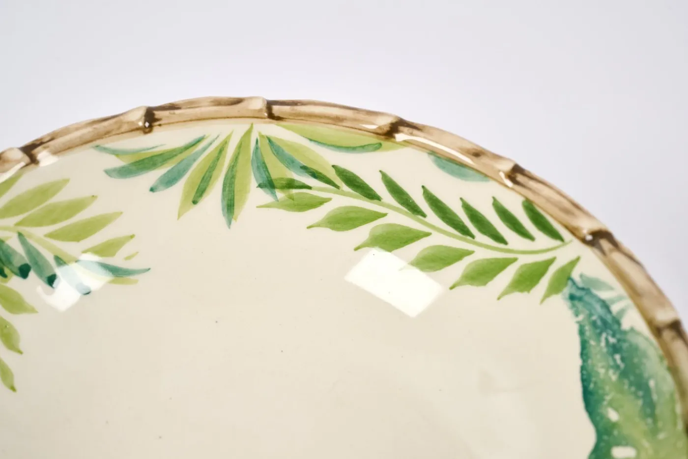 Assiettes, Plats Et Bols|Assiettes,Plats Et Bols<Flamant BANBUA, coupelle, vert, feuilles Mixte