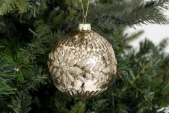 Boules De Noël|Boules De Noël<Flamant BAO, boule de Noël Or