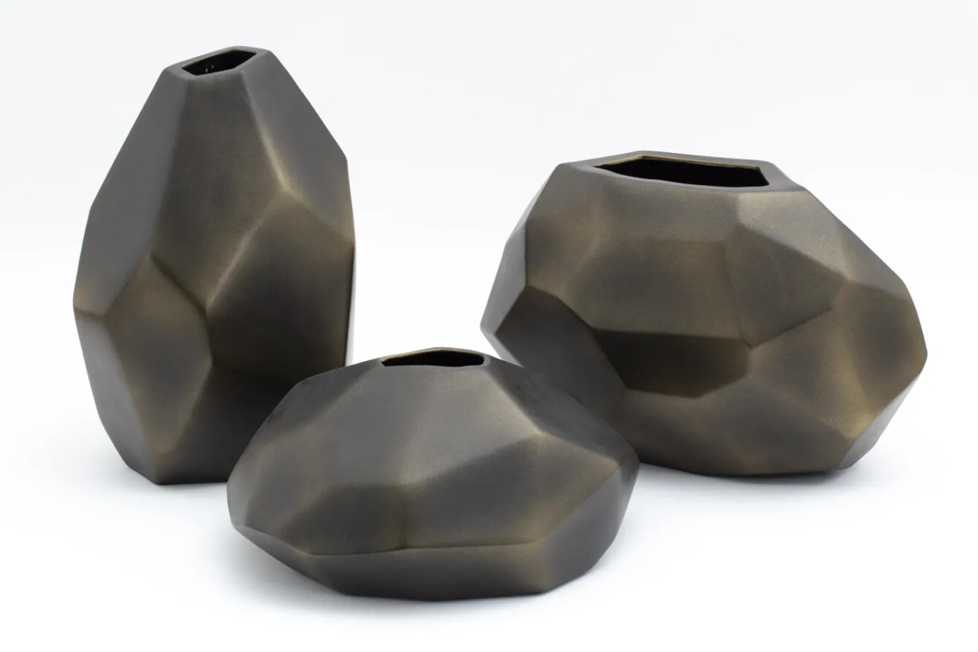 Pots Et Vases|Décoration<Flamant BELINDA, vase, céramique, bronze, modèle 3 Brun