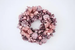 Couronnes De Noël|Couronnes De Noël<Flamant BELLI, guirlande, S Rose