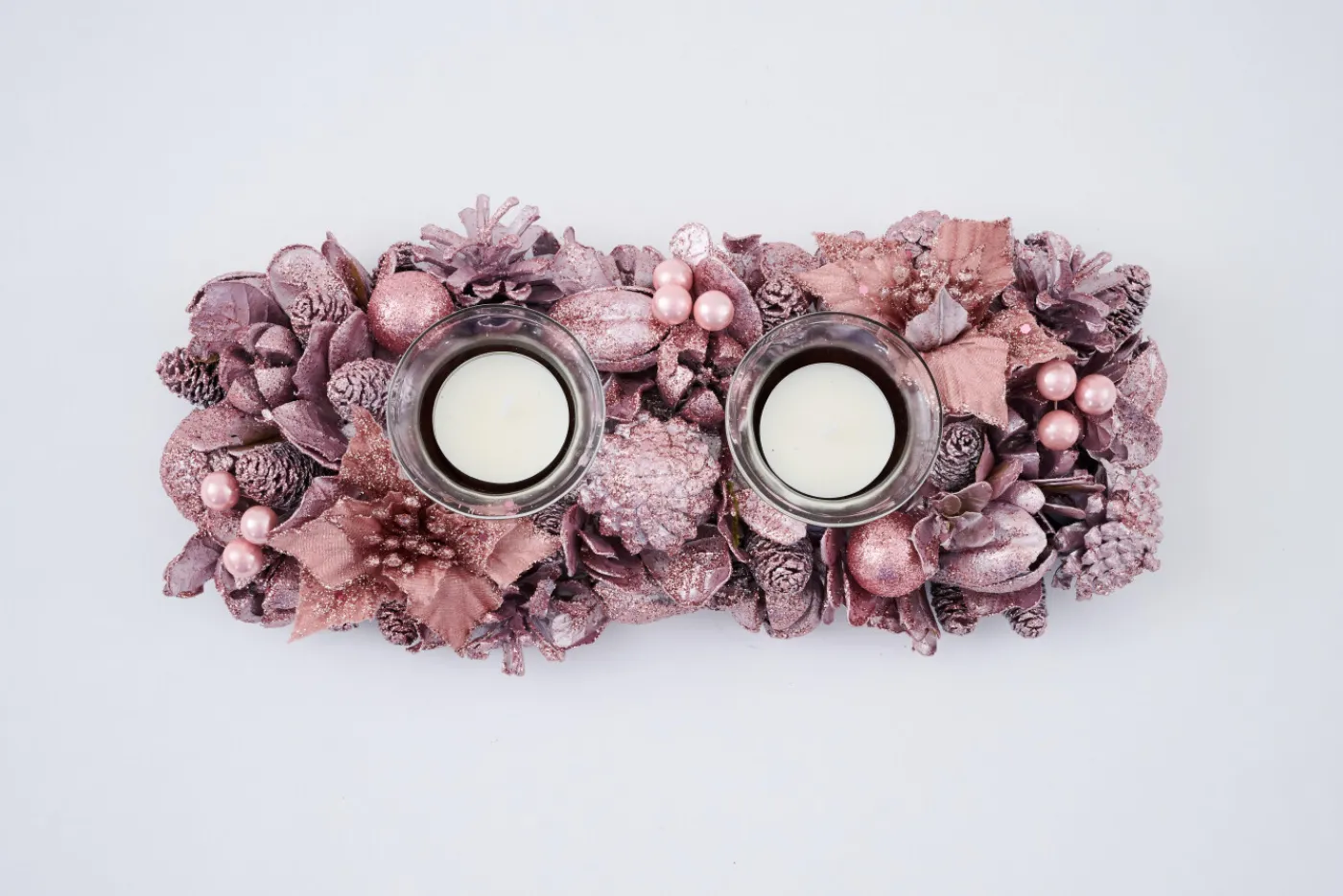 Décoration De Noël|Décoration De Noël<Flamant BELLI, photophore, rectangulaire Rose