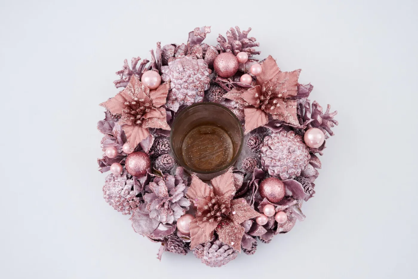 Décoration De Noël|Décoration De Noël<Flamant BELLI, photophore, ronde Rose