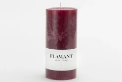 Bougies|Décoration<Flamant BETH, bougie, couleur balmoral red, 7x15cm Rouge