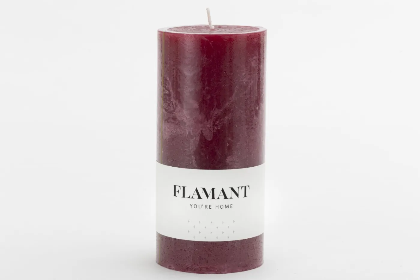 Bougies|Décoration<Flamant BETH, bougie, couleur balmoral red, 7x15cm Rouge