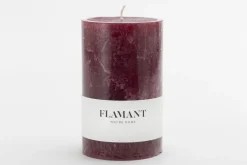 Bougies|Décoration<Flamant BETH, bougie, couleur balmoral red, 9x15cm Rouge