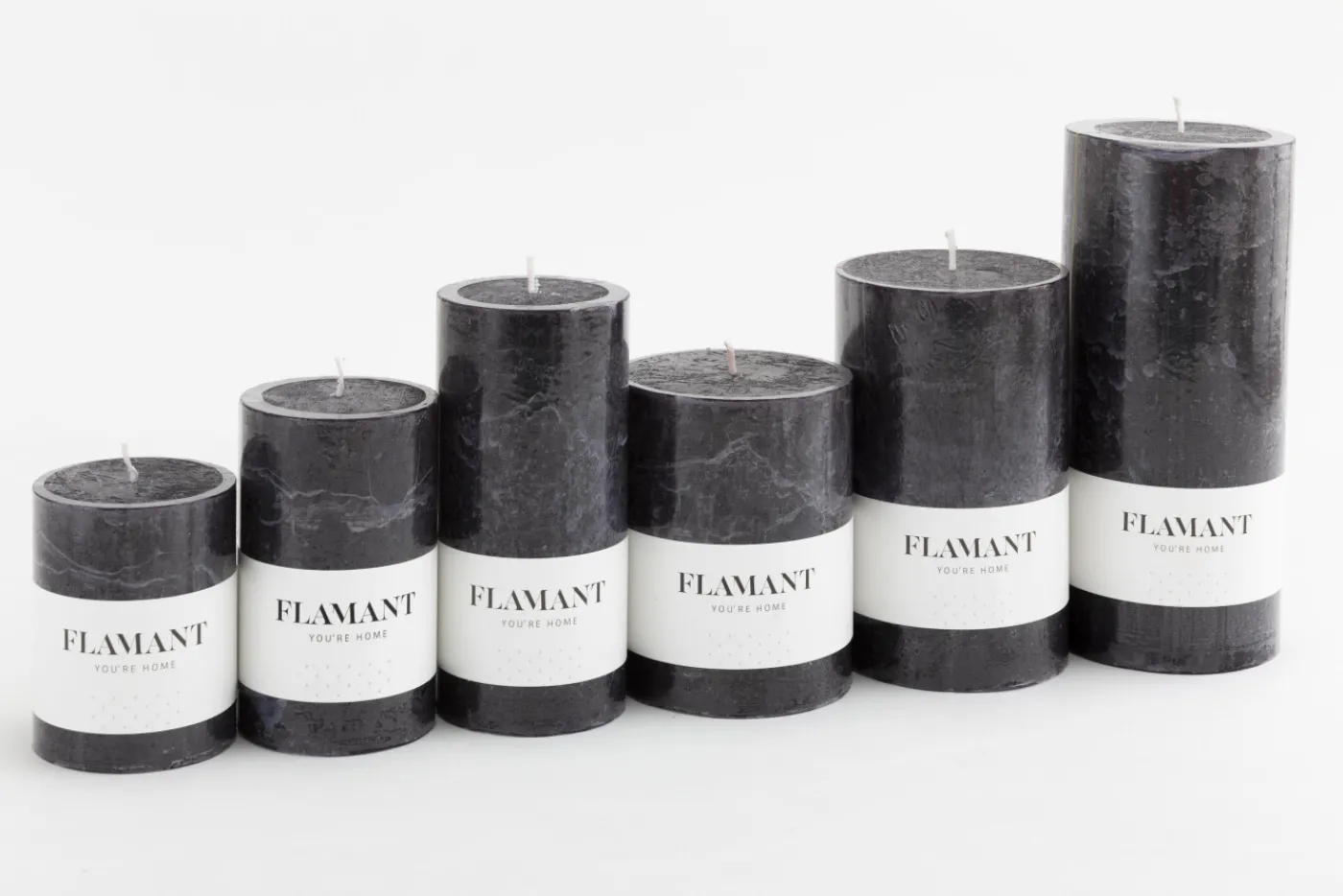 Bougies|Décoration<Flamant BETH, bougie, couleur , 7x15cm Noir