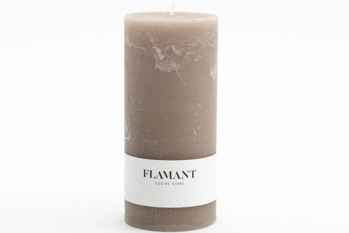Bougies|Décoration<Flamant BETH, bougie, couleur taupe, 9x20cm Brun