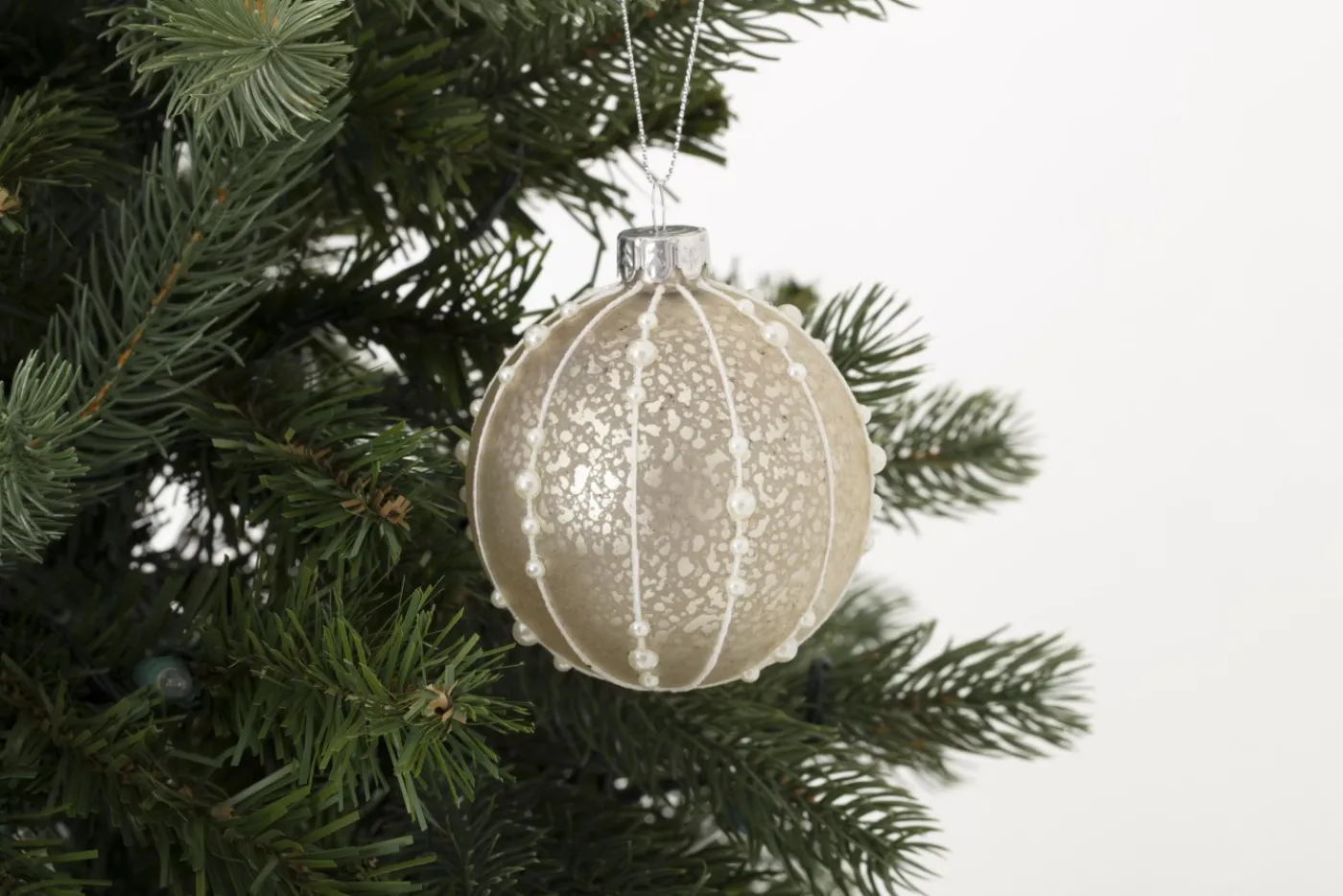 Boules De Noël|Boules De Noël<Flamant BIKING, boule de Noël Blanc
