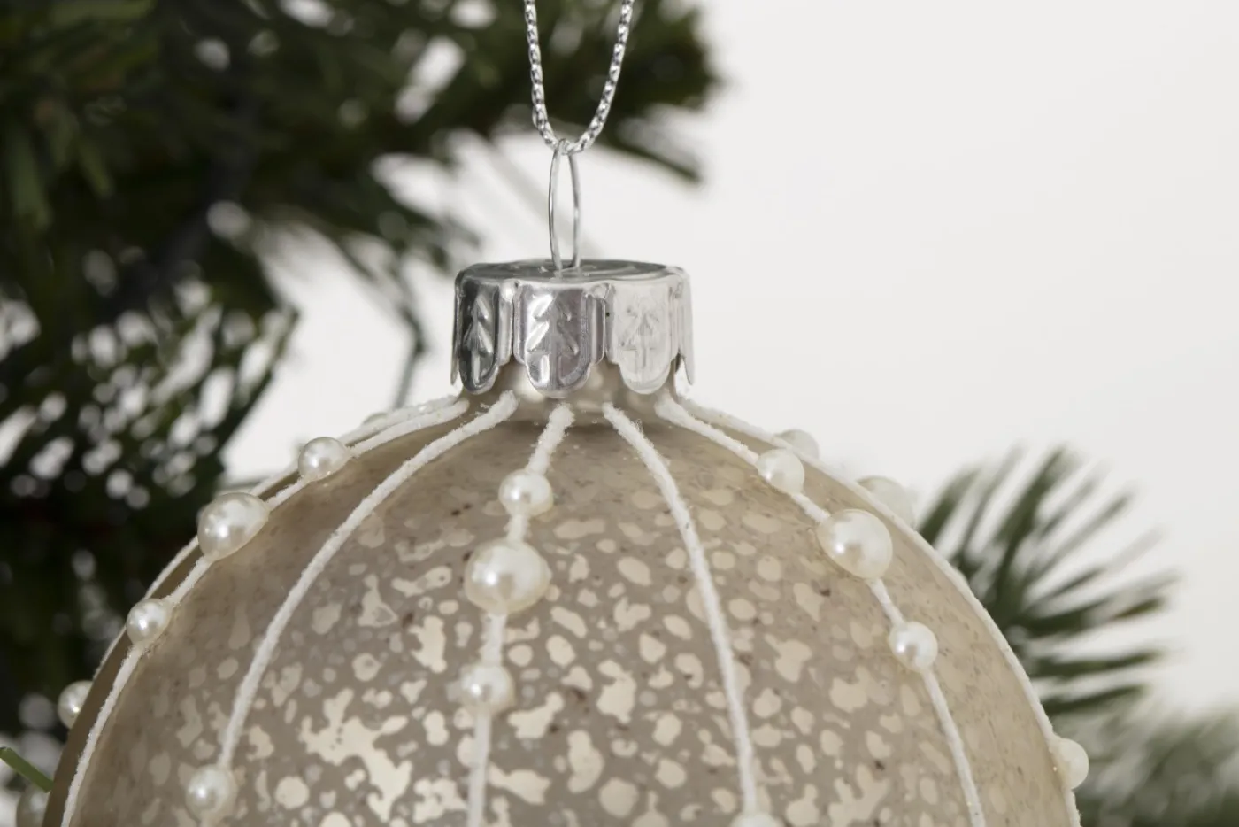 Boules De Noël|Boules De Noël<Flamant BIKING, boule de Noël Blanc